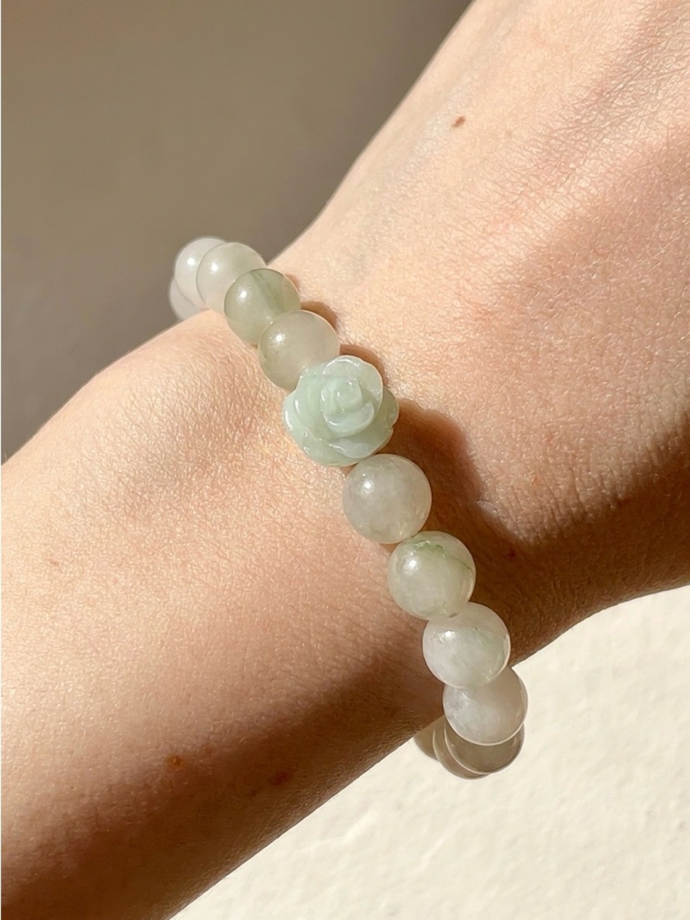 Customizable Natural Crystal Stretch Bracelet